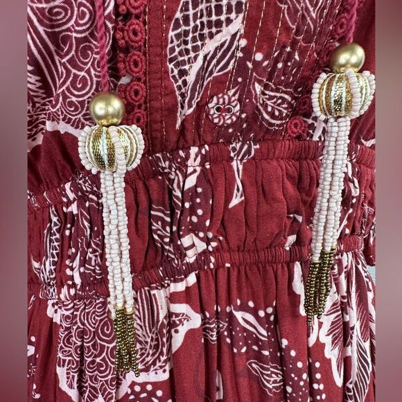 Sal Rosa Bali Maxi Dress Red Size S - Picture 12 of 12